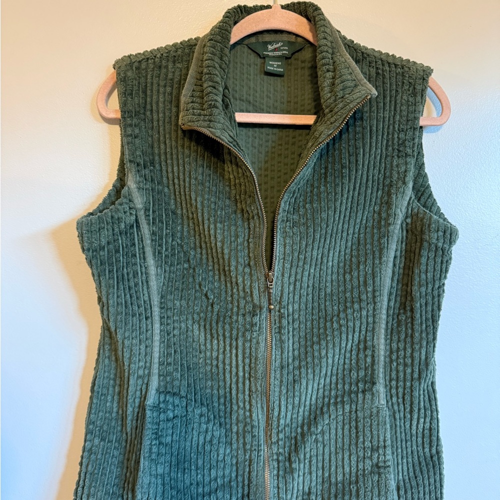 Woolrich Olive Corduroy Vest